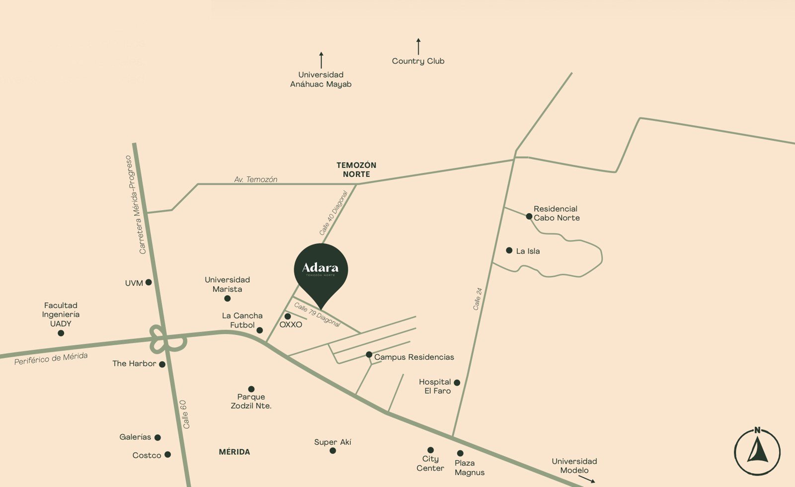 Mapa de ADARA